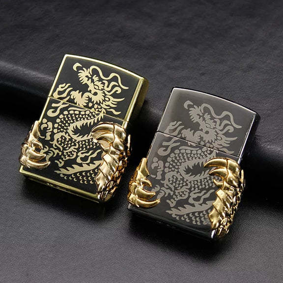 Zippo Golden Dragon Claw Premium Lighter – Refillable
