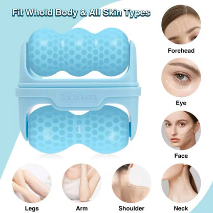Double Head Ice Roller Skin Lifting Cold Therapy Massager