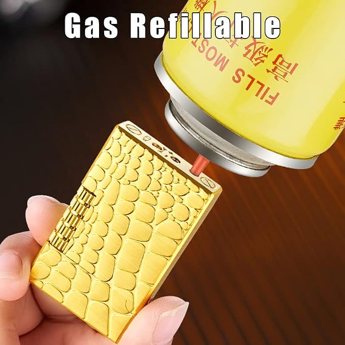 🔥 Golden Elite Lighter – Elegant & Refillable