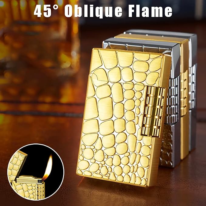 🔥 Golden Elite Lighter – Elegant & Refillable