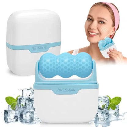 Double Head Ice Roller Skin Lifting Cold Therapy Massager
