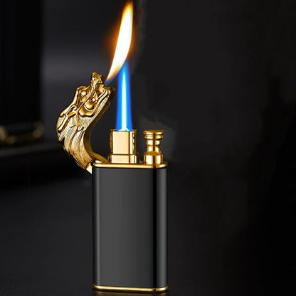 Dragon Double Flame Lighter Color