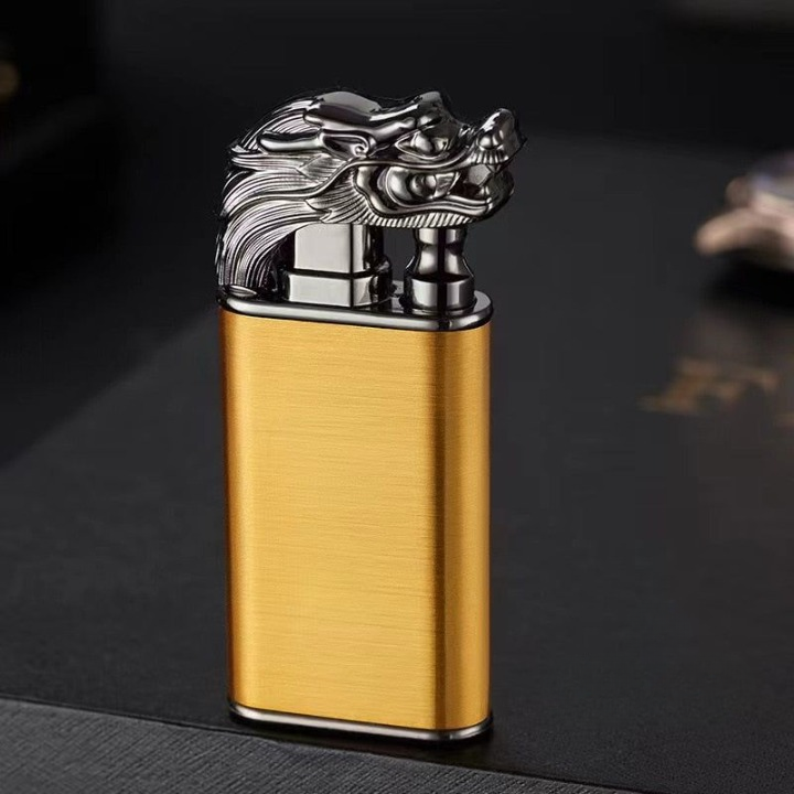 Dragon Double Flame Lighter Color