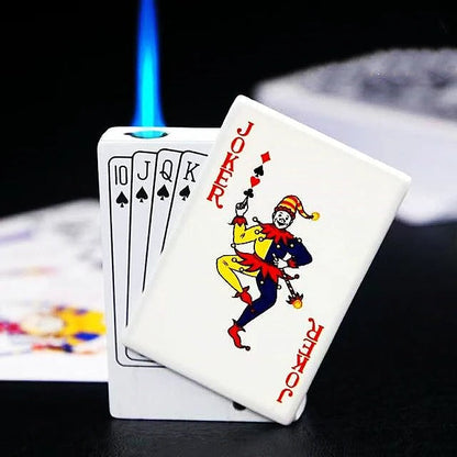 White Ace Card Lighter Style